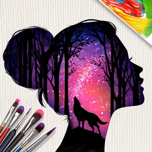 流光剪影 (Silhouette Art) 图标