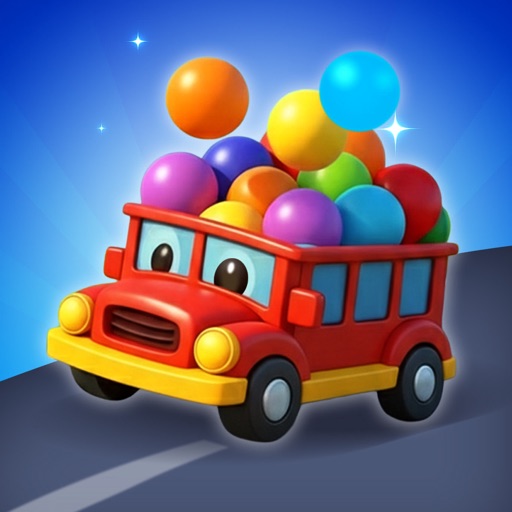 Bus Loop - Bubble Jam Puzzel 图标