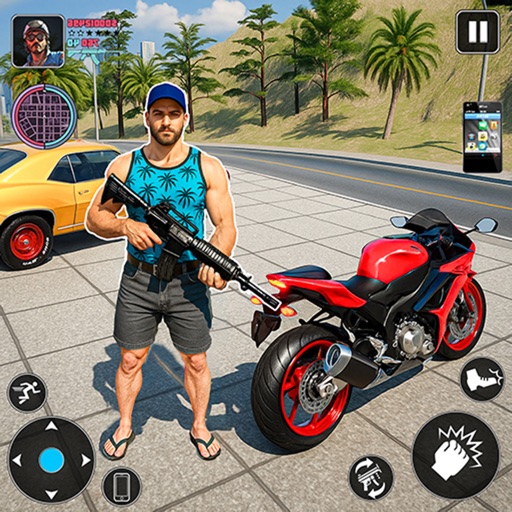 Gangster Game City Crime Sim 图标